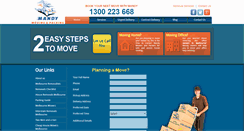 Desktop Screenshot of mandymovingandpacking.com.au